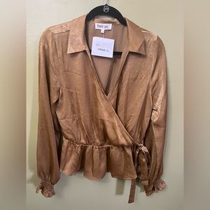 Satin Blouse by Peach Love California